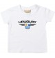 Baby Kinder-Shirt Uruguay, Wappen mit Wunschnamen und Wunschnummer Land, Länder