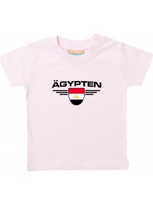 Baby Kinder-Shirt Ägypten, Wappen, Land, Länder
