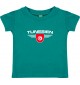 Baby Kinder-Shirt Tunesien, Wappen mit Wunschnamen und Wunschnummer Land, Länder, jade, 0-6 Monate