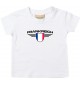 Baby Kinder-Shirt Frankreich, Wappen mit Wunschnamen und Wunschnummer Land, Länder