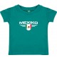 Baby Kinder-Shirt Mexiko, Wappen mit Wunschnamen und Wunschnummer Land, Länder, jade, 0-6 Monate