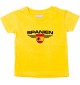 Baby Kinder-Shirt Spanien, Wappen, Land, Länder