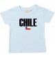 Baby Kids T-Shirt Fußball Ländershirt Chile, hellblau, 0-6 Monate