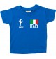 Kinder T-Shirt Fussballshirt Italy Italien mit Ihrem Wunschnamen bedruckt,