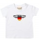 Baby Kinder-Shirt Deutschland, Wappen mit Wunschnamen und Wunschnummer Land, Länder, weiss, 0-6 Monate