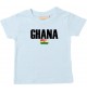 Baby Kids T-Shirt Fußball Ländershirt Ghana, hellblau, 0-6 Monate
