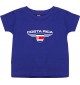 Baby Kinder-Shirt Costa Rica, Wappen mit Wunschnamen und Wunschnummer Land, Länder, lila, 0-6 Monate