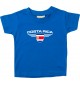 Baby Kinder-Shirt Costa Rica, Wappen mit Wunschnamen und Wunschnummer Land, Länder, royal, 0-6 Monate