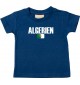 Baby Kids T-Shirt Fußball Ländershirt Algerien, navy, 0-6 Monate