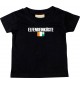 Baby Kids T-Shirt Fußball Ländershirt Elfenbeinküste, schwarz, 0-6 Monate