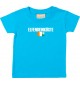 Baby Kids T-Shirt Fußball Ländershirt Elfenbeinküste, tuerkis, 0-6 Monate