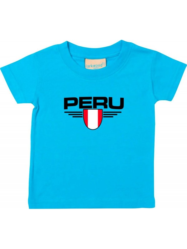 Baby Kinder-Shirt Portugal Länder Wappen mit Wunschnamen und Wunschnummer Land 