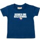 Baby Kids T-Shirt Fußball Ländershirt Bosnien und Herzegowina, navy, 0-6 Monate