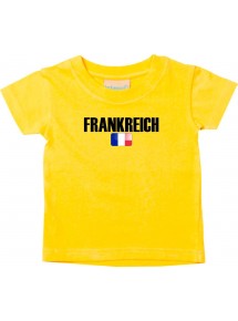 Baby Kids T-Shirt Fußball Ländershirt Frankreich