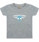 Baby Kinder-Shirt Argentinien, Wappen mit Wunschnamen und Wunschnummer Land, Länder