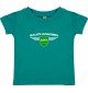 Baby Kinder-Shirt Saudi Arabien, Wappen mit Wunschnamen und Wunschnummer Land, Länder, jade, 0-6 Monate