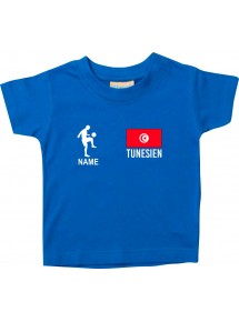 Kinder T-Shirt Fussballshirt Tunesien mit Ihrem Wunschnamen bedruckt,