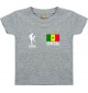 Kinder T-Shirt Fussballshirt Senegal mit Ihrem Wunschnamen bedruckt,