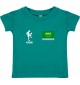 Kinder T-Shirt Fussballshirt Saudiarabien mit Ihrem Wunschnamen bedruckt, jade, 0-6 Monate