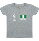 Kinder T-Shirt Fussballshirt Nigeria mit Ihrem Wunschnamen bedruckt,