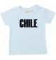 Baby Kids T-Shirt Fußball Ländershirt Chile, hellblau, 0-6 Monate