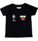 Kinder T-Shirt Fussballshirt Iran mit Ihrem Wunschnamen bedruckt,