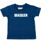 Baby Kids T-Shirt Fußball Ländershirt Brasilien, navy, 0-6 Monate