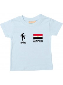 Kinder T-Shirt Fussballshirt Ägypten mit Ihrem Wunschnamen bedruckt,
