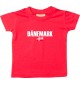 Baby Kids T-Shirt Fußball Ländershirt Dänemark