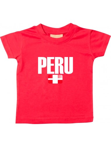 Baby Kids T-Shirt Fußball Ländershirt Peru