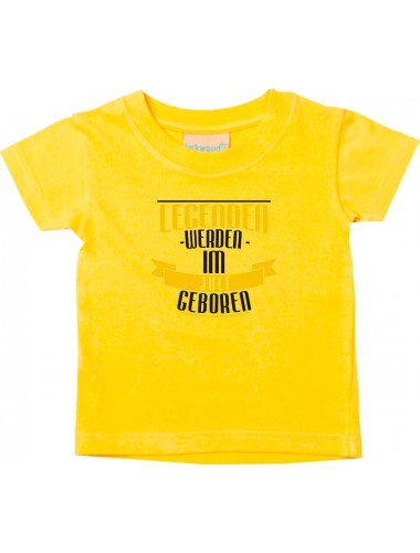 Baby Kinder T-Shirt Legenden werden im JULI geboren