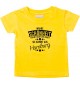 Kinder T-Shirt  Wahre Schönheit kommt aus Hamburg gelb, 0-6 Monate