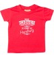 Kinder T-Shirt  Wahre Schönheit kommt aus Hamburg rot, 0-6 Monate