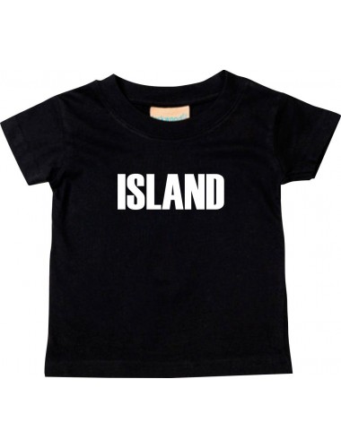 Baby Kids T-Shirt Fußball Ländershirt Island