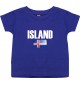 Baby Kids T-Shirt Fußball Ländershirt Island