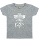 Kinder T-Shirt  Wahre Schönheit kommt aus Köln grau, 0-6 Monate