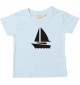Süßes Kinder T-Shirt Segelboot, Jolle, Skipper, Kapitän