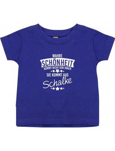 Kinder T-Shirt  Wahre Schönheit kommt aus Schalke