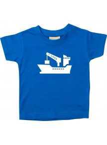 Süßes Kinder T-Shirt Frachter, Seefahrt, Übersee, Skipper, Kapitän