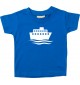 Süßes Kinder T-Shirt Übersee, Kreuzfahrtschiff, Passagierschiff, royal, 0-6 Monate