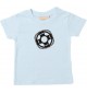 Süßes Kinder T-Shirt Rettungsring Boot, Kapitän, hellblau, 0-6 Monate