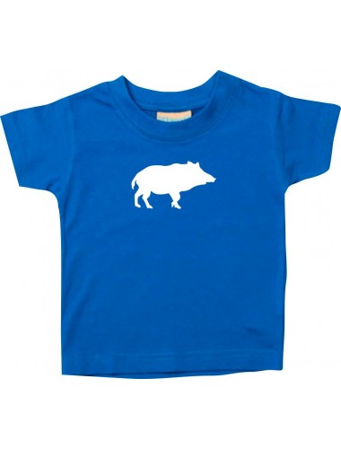 Baby T-Shirt lustige Tiermotive, Schwein, Eber, Wildschwein