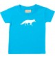Baby T-Shirt lustige Tiermotive, Fuchs, atoll, 0-6 Monate