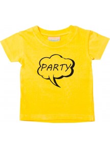 Kinder T-Shirt Sprechblase Party
