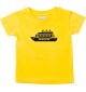Süßes Kinder T-Shirt Kreuzfahrtschiff, Passagierschiff, gelb, 0-6 Monate