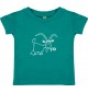 Kinder T-Shirt  Funny Tiere Ziege Steinbock  jade, 0-6 Monate