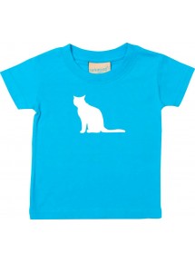 Baby T-Shirt lustige Tiermotive, Katze, Kätzchen