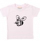Kinder T-Shirt  Funny Tiere Biene rosa, 0-6 Monate