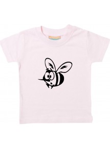 Kinder T-Shirt  Funny Tiere Biene rosa, 0-6 Monate