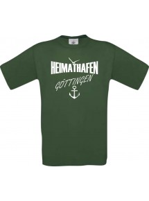 Männer-Shirt Heimathafen Göttingen  kult, grün, Größe L